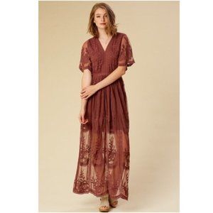 Altar’d state marionette maxi dress